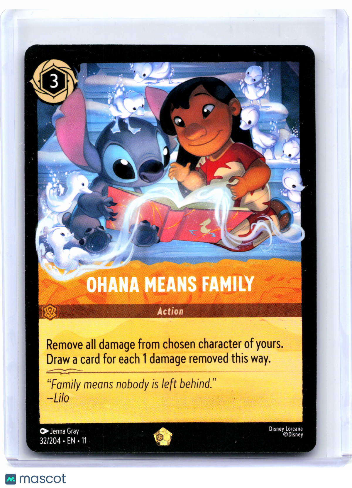 2026 Disney Lorcana—Ohana Means Family #32/204 Winterspell—Legendary Nonfoil