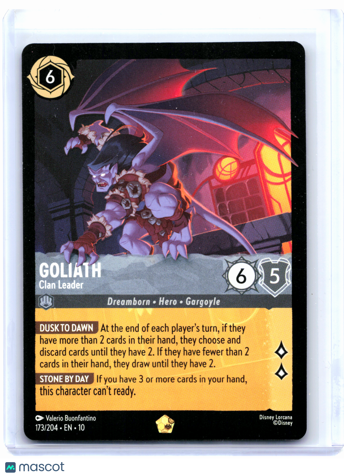 2025 Disney Lorcana—Goliath - Clan Leader #173/204 Whispers in the Well—Nonfoil