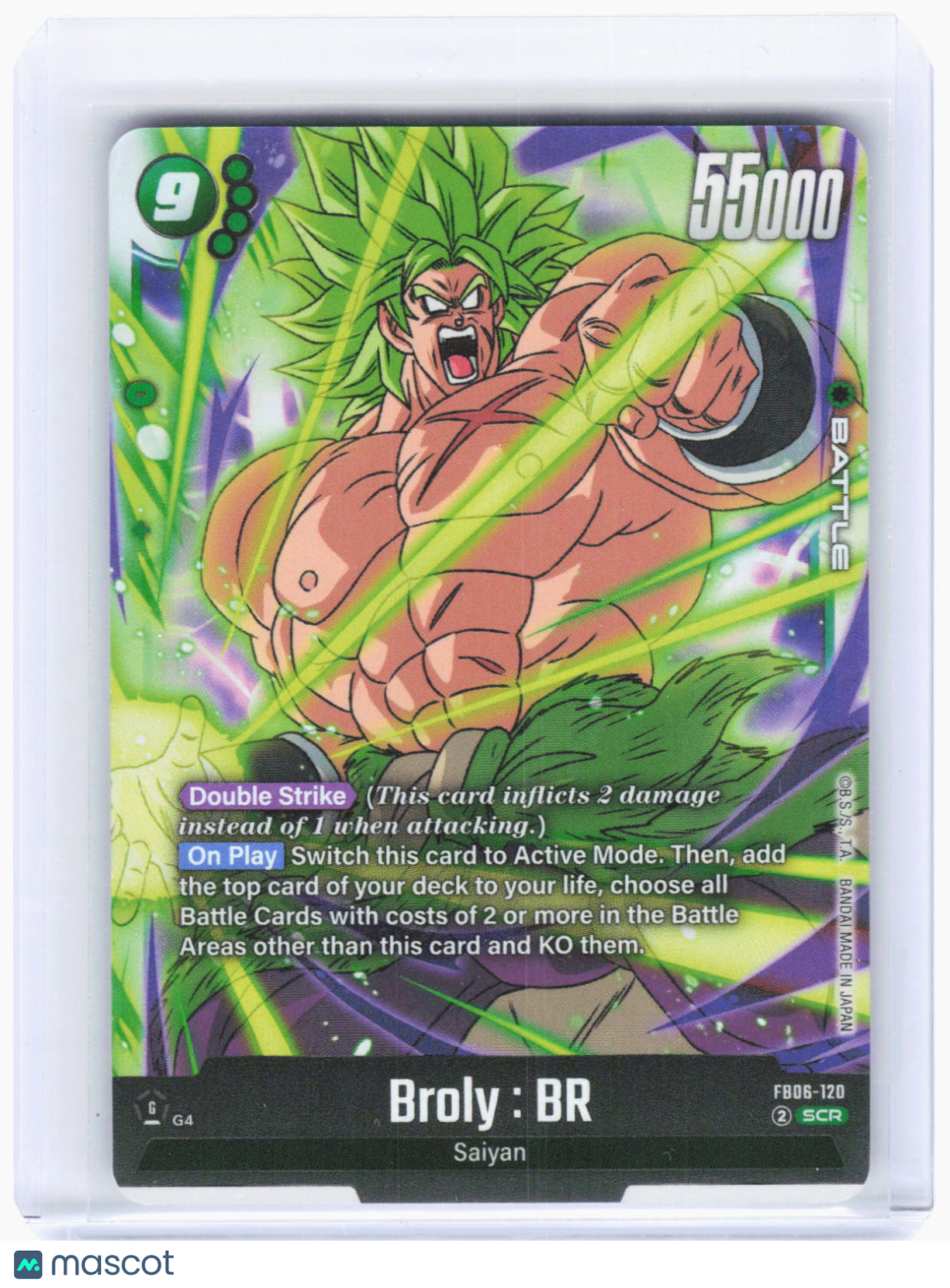 2024 Dragon Ball Super Card Game—Broly #FB06-120 Rivals Clash—Secret Rare Foil