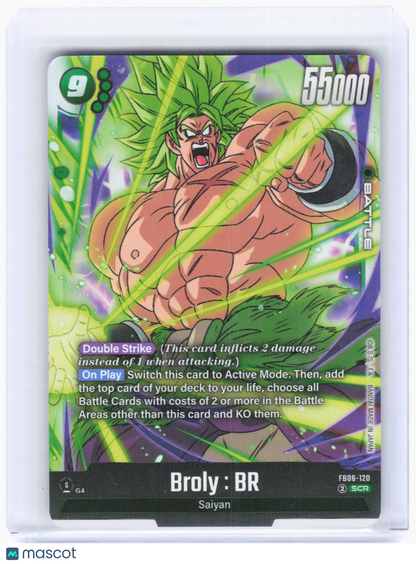 2024 Dragon Ball Super Card Game—Broly #FB06-120 Rivals Clash—Secret Rare Foil