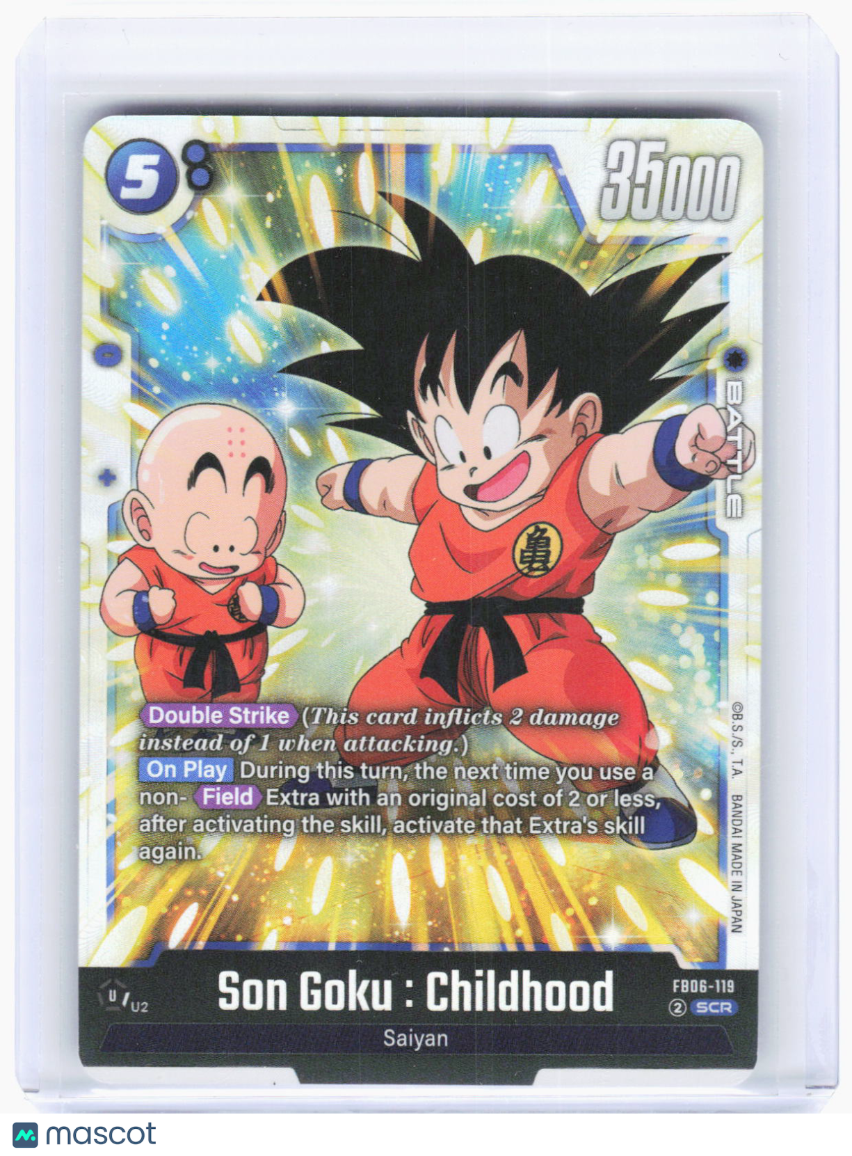 2024 Dragon Ball Super CG—Son Goku : Childhood #FB06-119 Rivals Clash—SR Foil