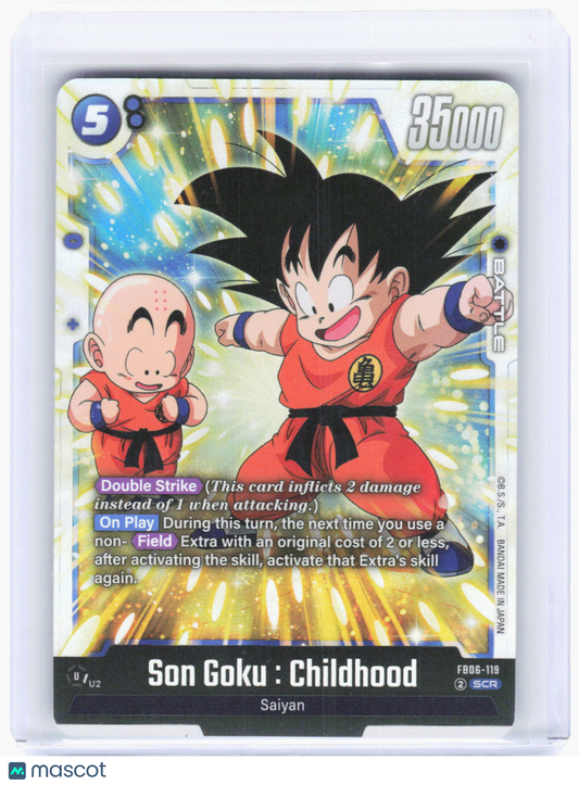 2024 Dragon Ball Super CG—Son Goku : Childhood #FB06-119 Rivals Clash—SR Foil