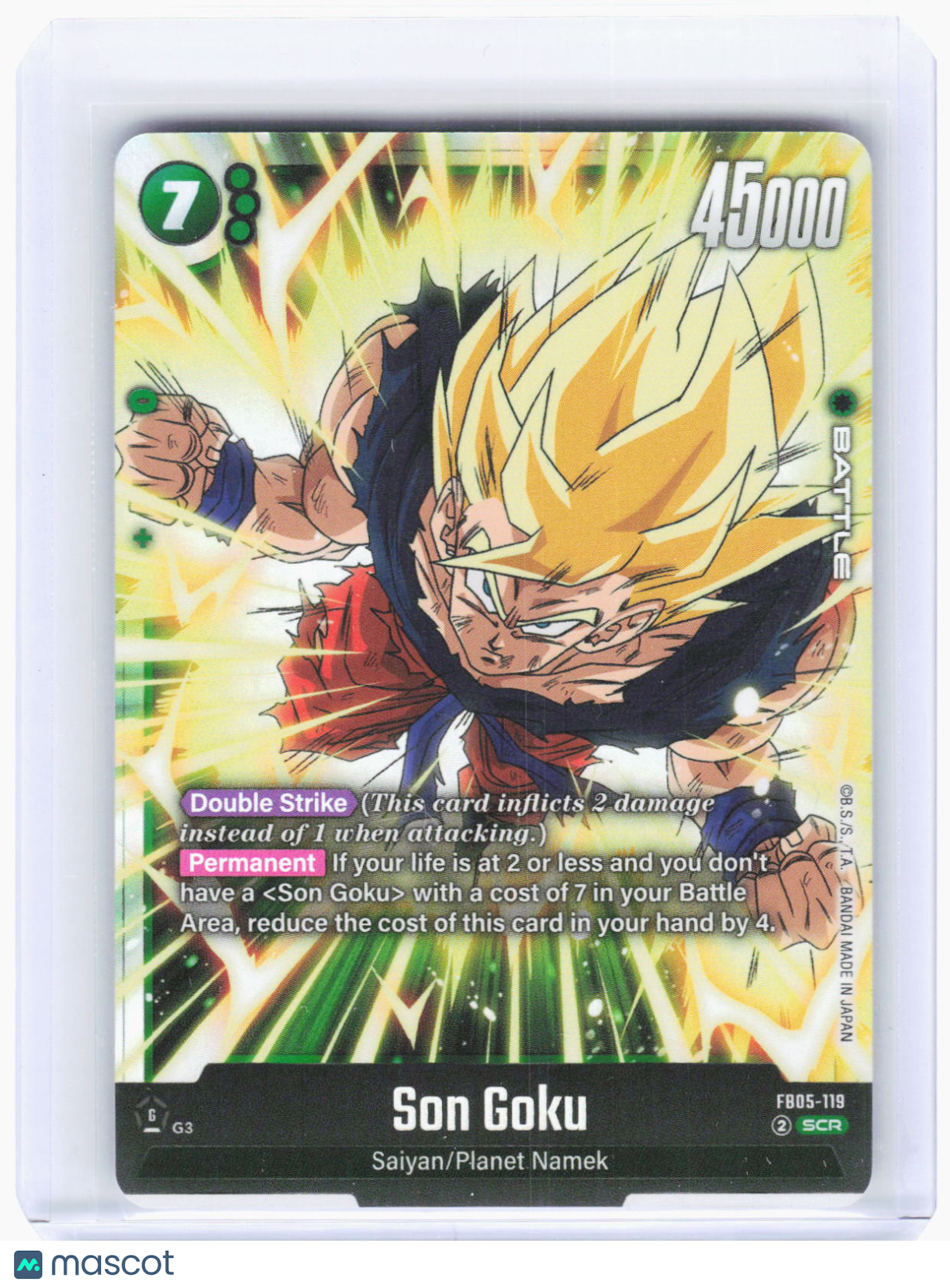 2024 Dragon Ball Super Card Game—Son Goku #FB05-119 New Adventure—SR Foil