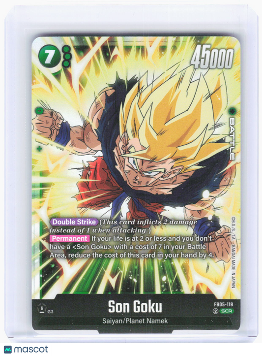 2024 Dragon Ball Super Card Game—Son Goku #FB05-119 New Adventure—SR Foil
