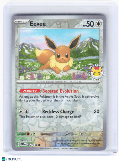 2025 Pokemon—Eevee (Pokemon Day 2025) #74/131 Misc. Cards & Products—Common RH