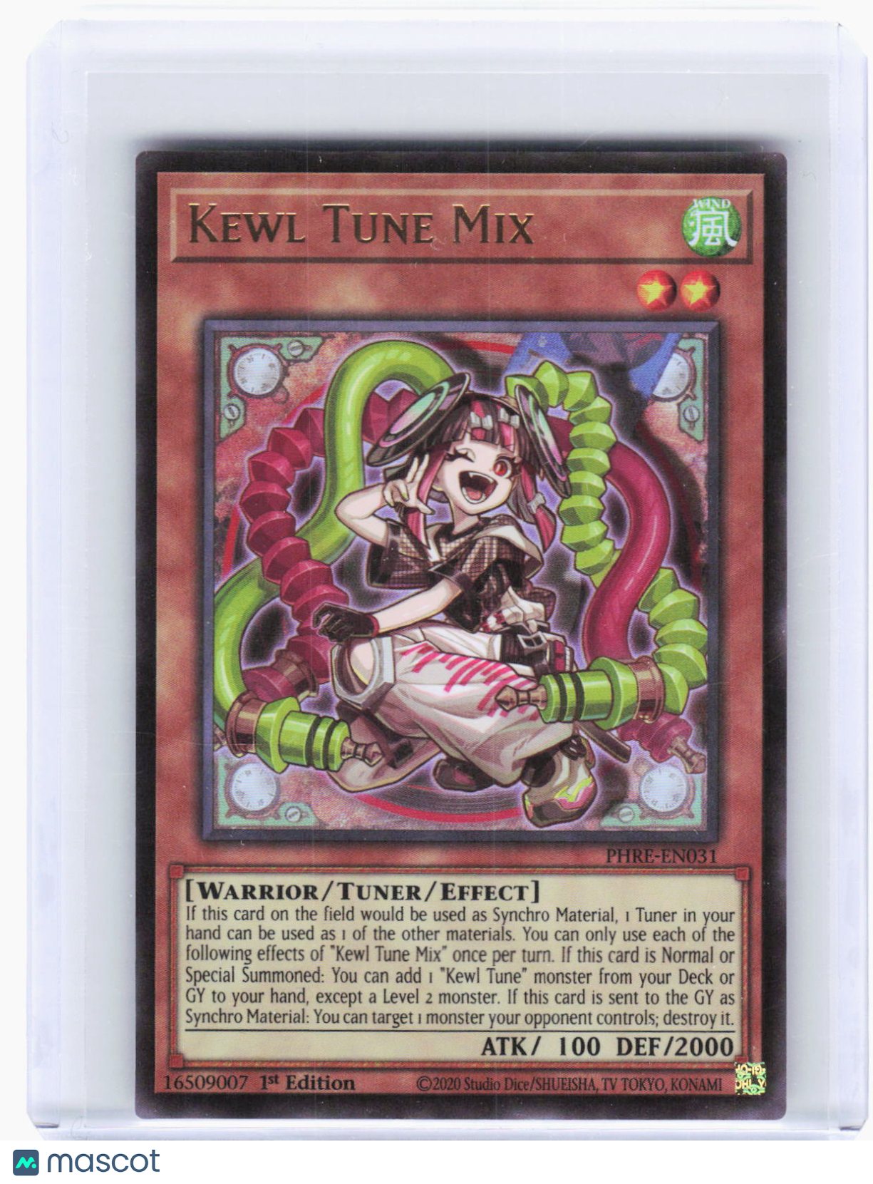 YuGiOh!—Kewl Tune Mix #PHRE-EN031 2020 Konami Phantom Rage—UR Foil 1st Ed