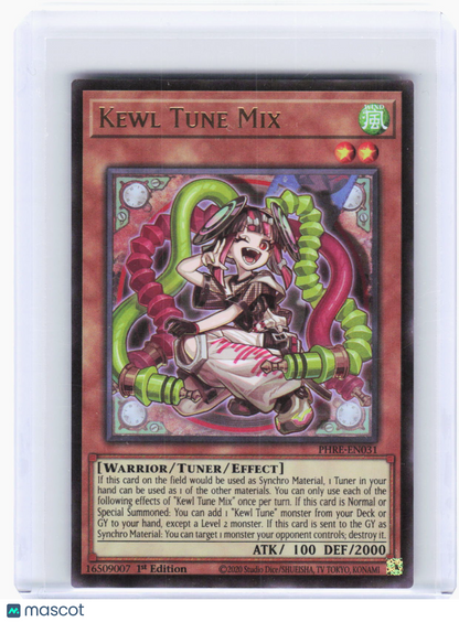 YuGiOh!—Kewl Tune Mix #PHRE-EN031 2020 Konami Phantom Rage—UR Foil 1st Ed