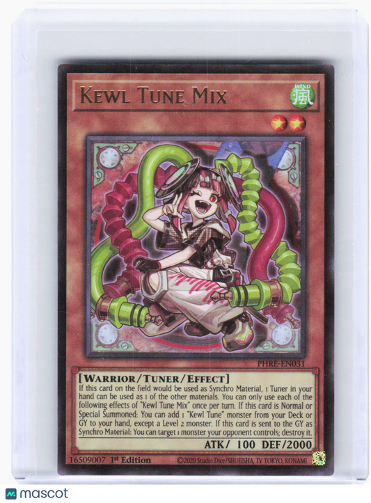 YuGiOh!—Kewl Tune Mix #PHRE-EN031 2020 Konami Phantom Rage—UR Foil 1st Ed