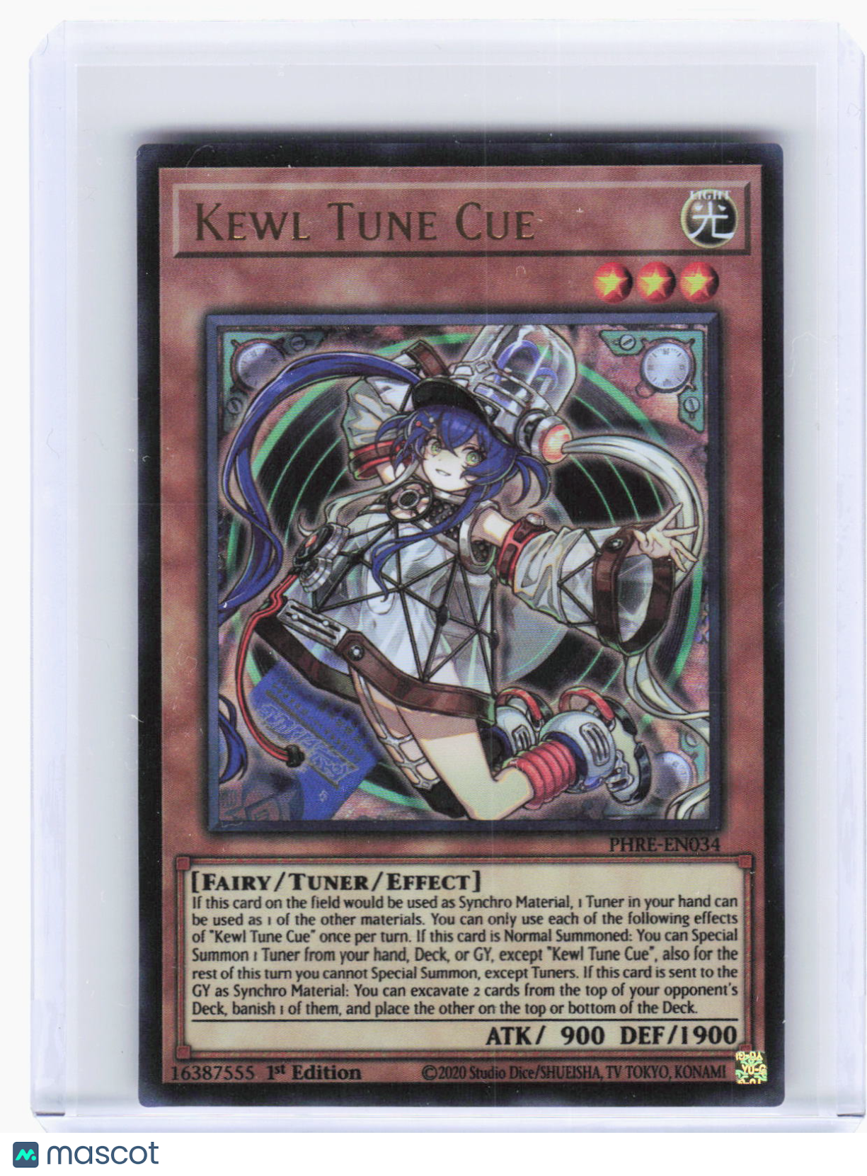 2025 YuGiOh—Kewl Tune Cue (CR) #PHRE-EN034 Phantom Revenge—CR Foil 1st Ed