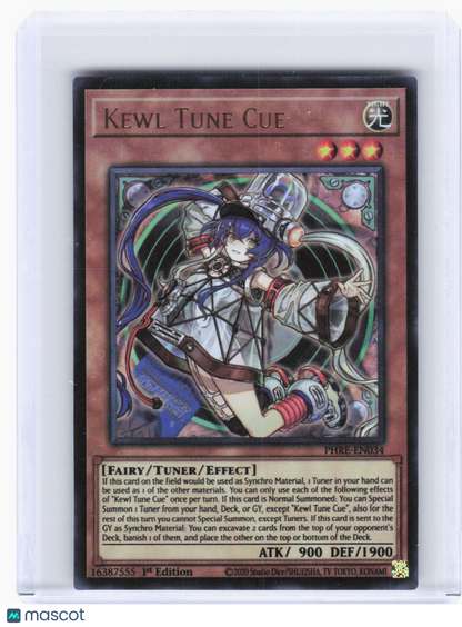 2025 YuGiOh—Kewl Tune Cue (CR) #PHRE-EN034 Phantom Revenge—CR Foil 1st Ed