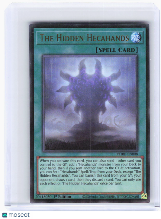 2025 Yu-Gi-Oh!—The Hidden Hecahands #PHRE-EN008 Phantom Revenge—UR Foil 1st Ed