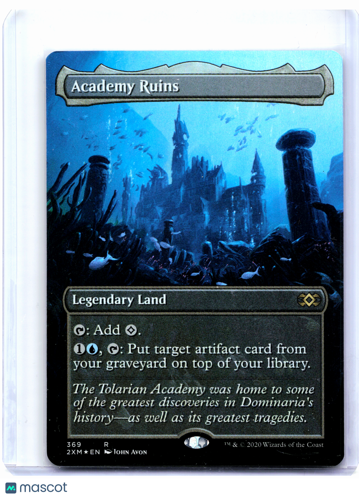 2020 Magic: The Gathering—Academy Ruins (Borderless) #369 Double Masters—Foil
