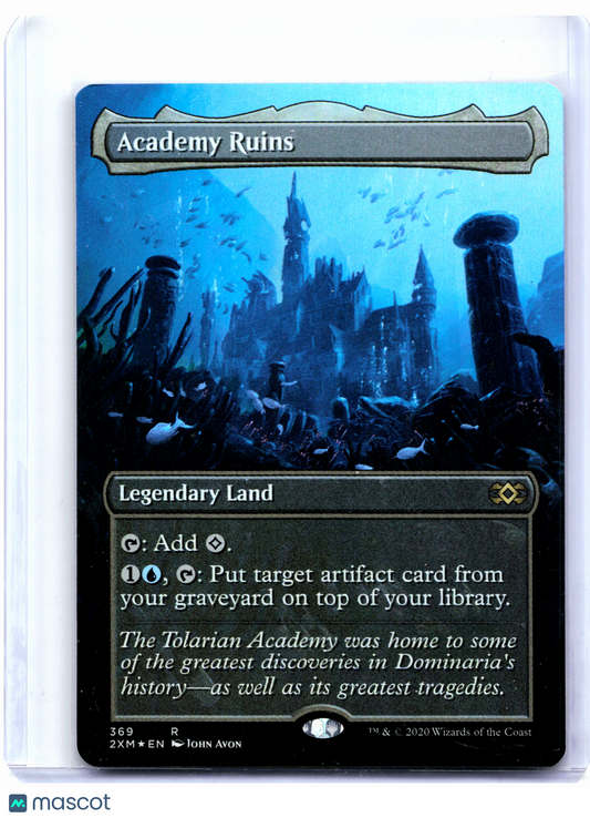 2020 Magic: The Gathering—Academy Ruins (Borderless) #369 Double Masters—Foil