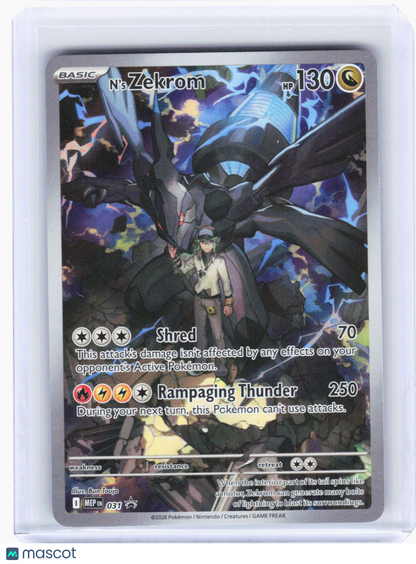 2026 Pokemon—N'S Zekrom #031 Mega Evolution Promo Cards—Black Star Promo Foil