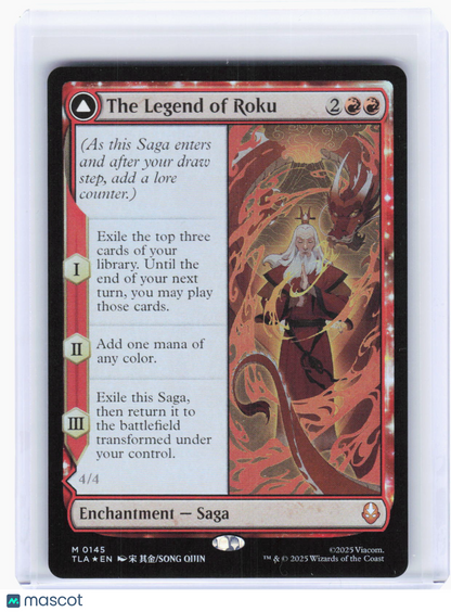 2025 Magic: The Gathering—The Legend of Roku #145 (TLA)—Mythic Foil