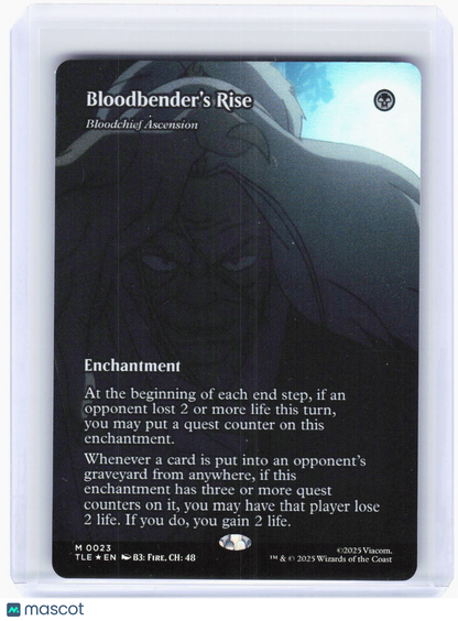 2025 Magic: The Gathering—Bloodbender's Rise (Borderless) #23 (TLE)—Mythic Foil