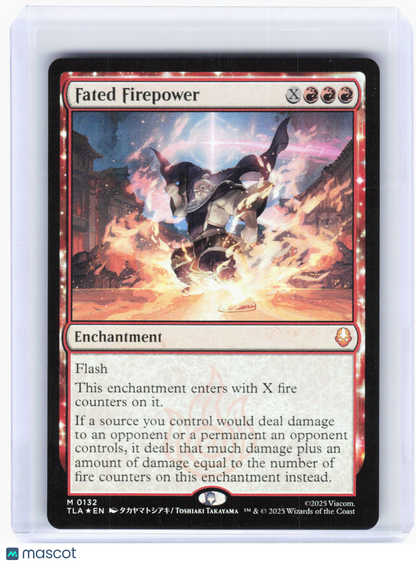 2025 Magic: The Gathering—Fated Firepower #132 (TLA)—Mythic Foil