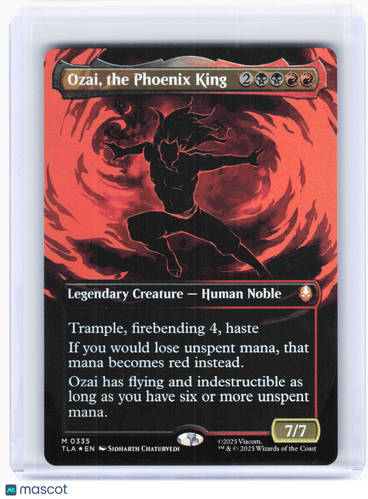 2025 Magic: The Gathering—Ozai, the Phoenix King #335 (TLA)—Mythic Foil