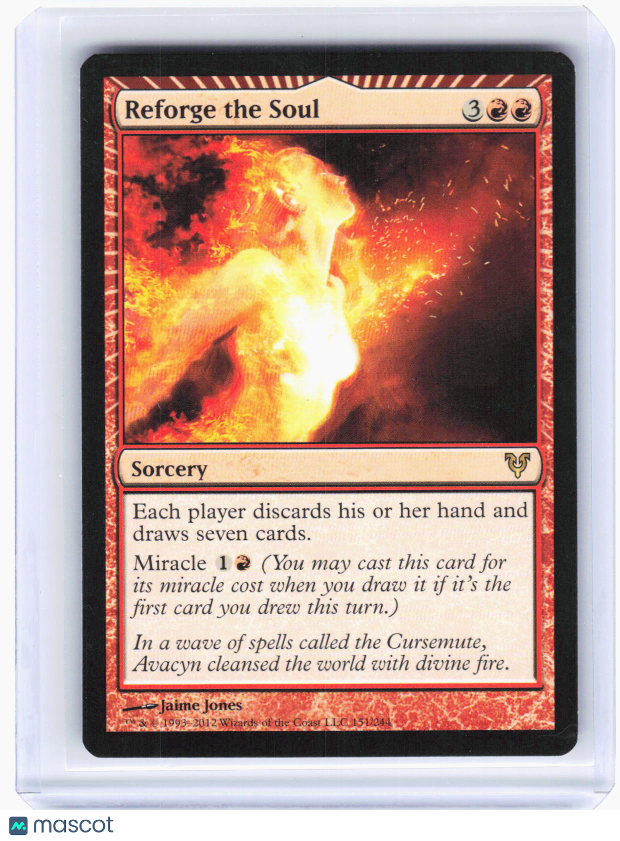 2012 Magic: The Gathering—Reforge the Soul #151 Avacyn Restored—Rare Non-Foil