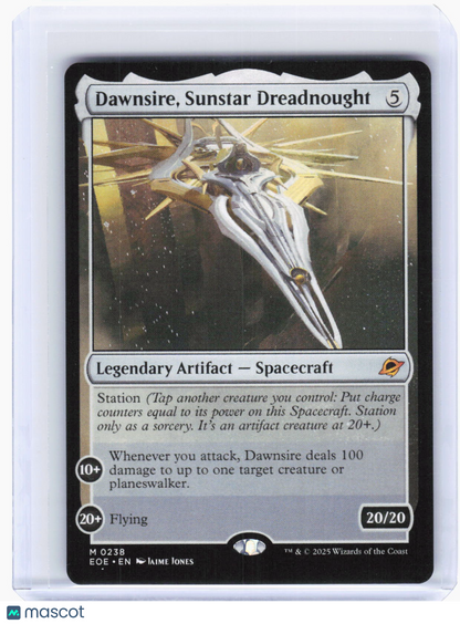 2025 Magic: The Gathering—Dawnsire, Sunstar Dreadnought #238 (EOE)—M Non-Foil