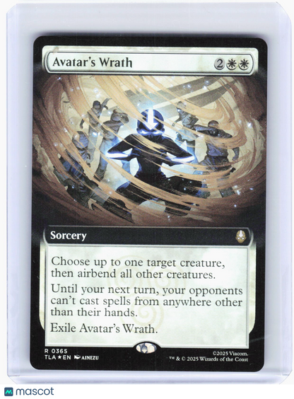 2025 Magic: The Gathering—Avatar's Wrath (Extended Art) #365 (TLA)—Rare Foil