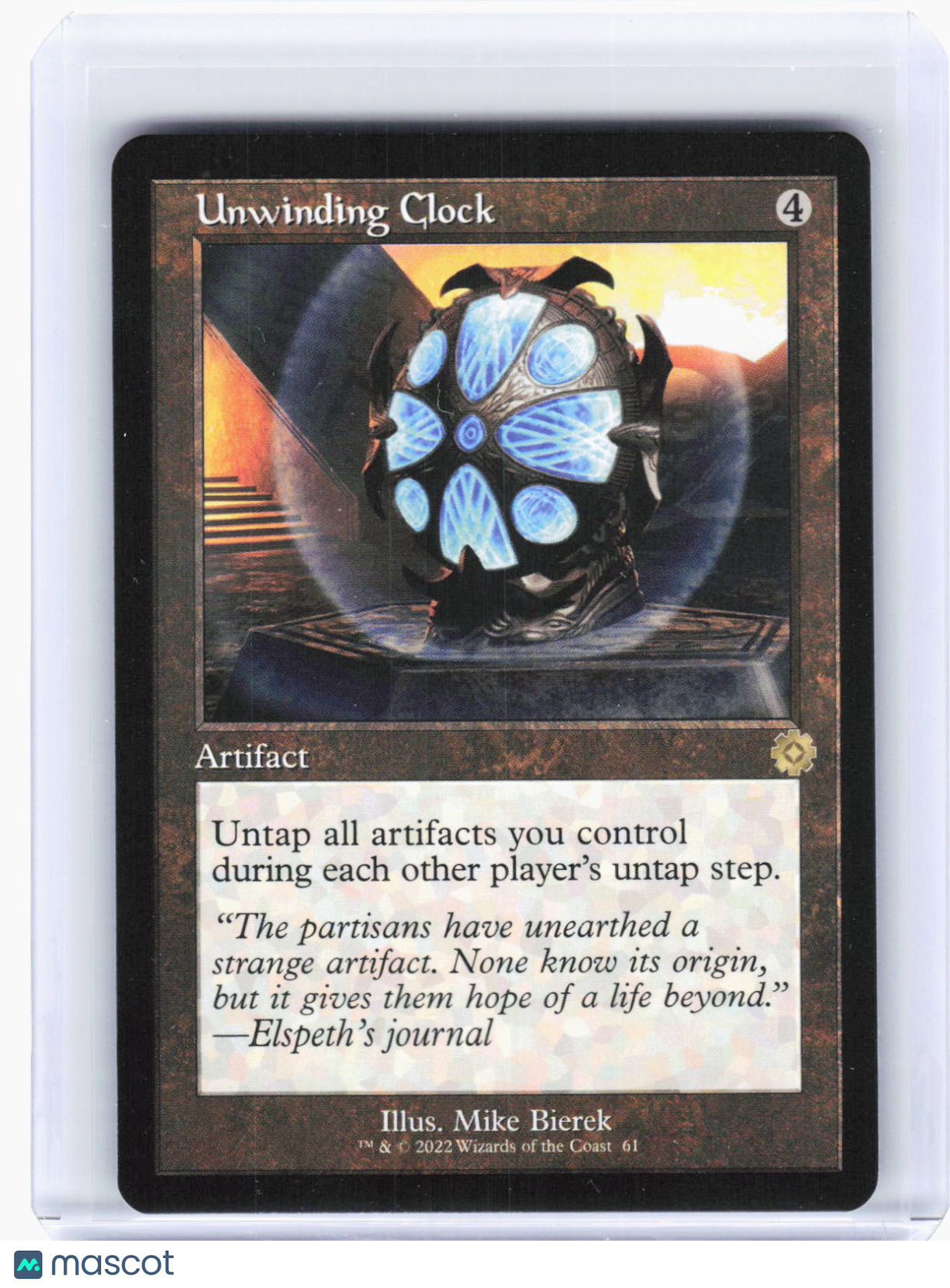 2022 Magic: The Gathering—Unwinding Clock #61 (BRR)—Rare Non-Foil (LP)