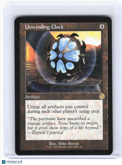 2022 Magic: The Gathering—Unwinding Clock #61 (BRR)—Rare Non-Foil (LP)