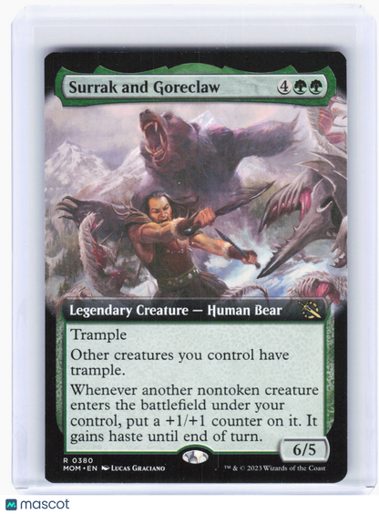 2023 Magic: The Gathering—Surrak and Goreclaw  #380 (MOM)—Rare Non-Foil