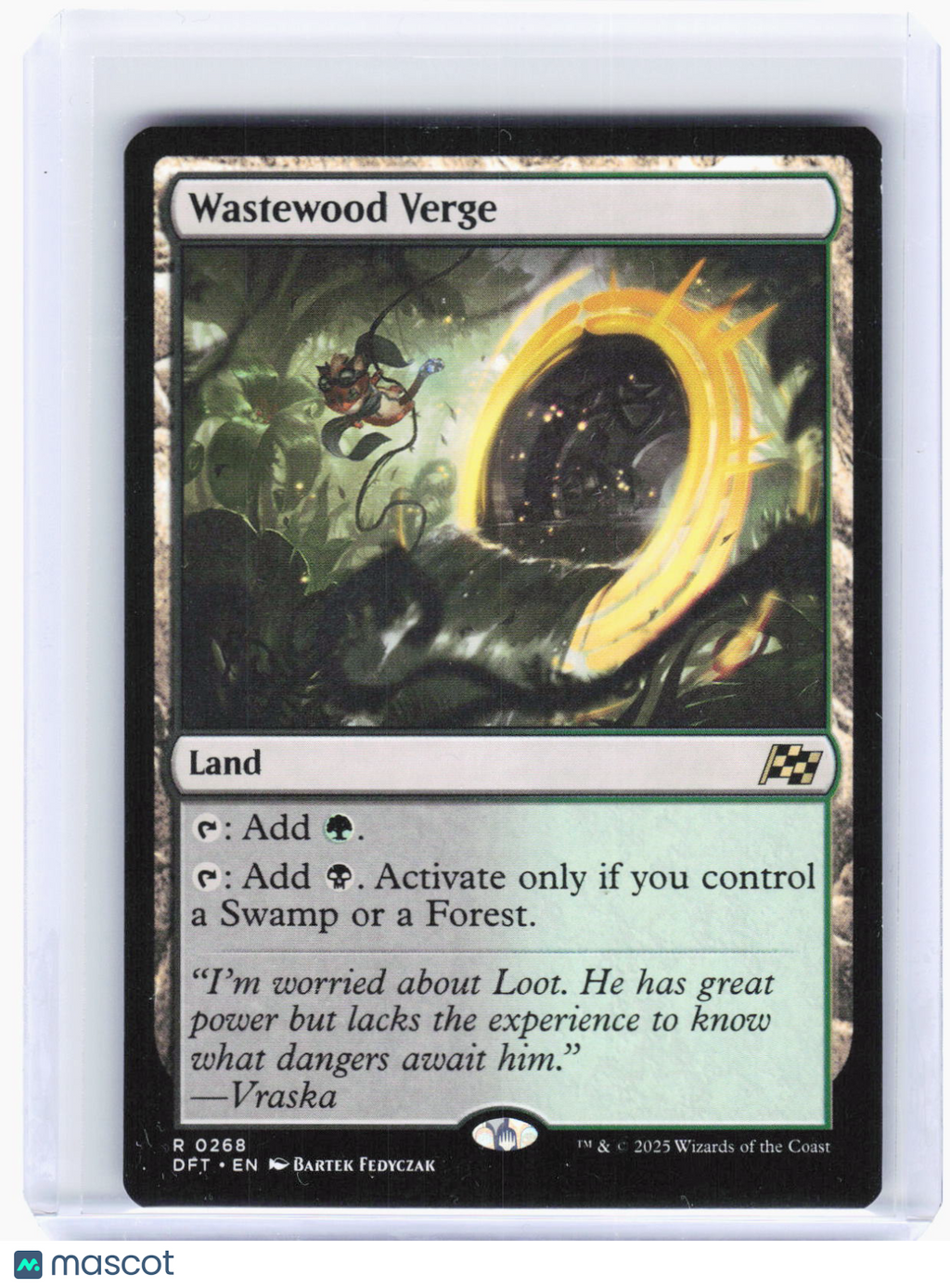 2025 Magic: The Gathering—Wastewood Verge #268 Aetherdrift—Rare Non-Foil