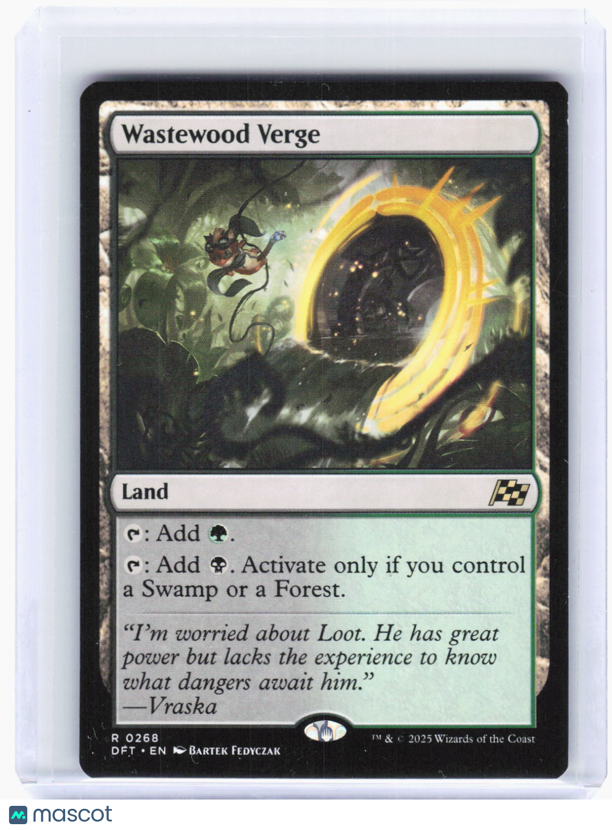 2025 Magic: The Gathering—Wastewood Verge #268 Aetherdrift—Rare Non-Foil