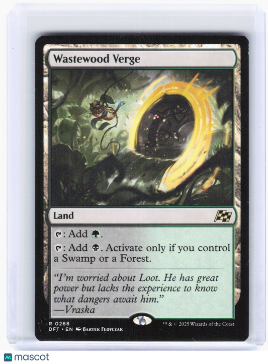 2025 Magic: The Gathering—Wastewood Verge #268 Aetherdrift—Rare Non-Foil
