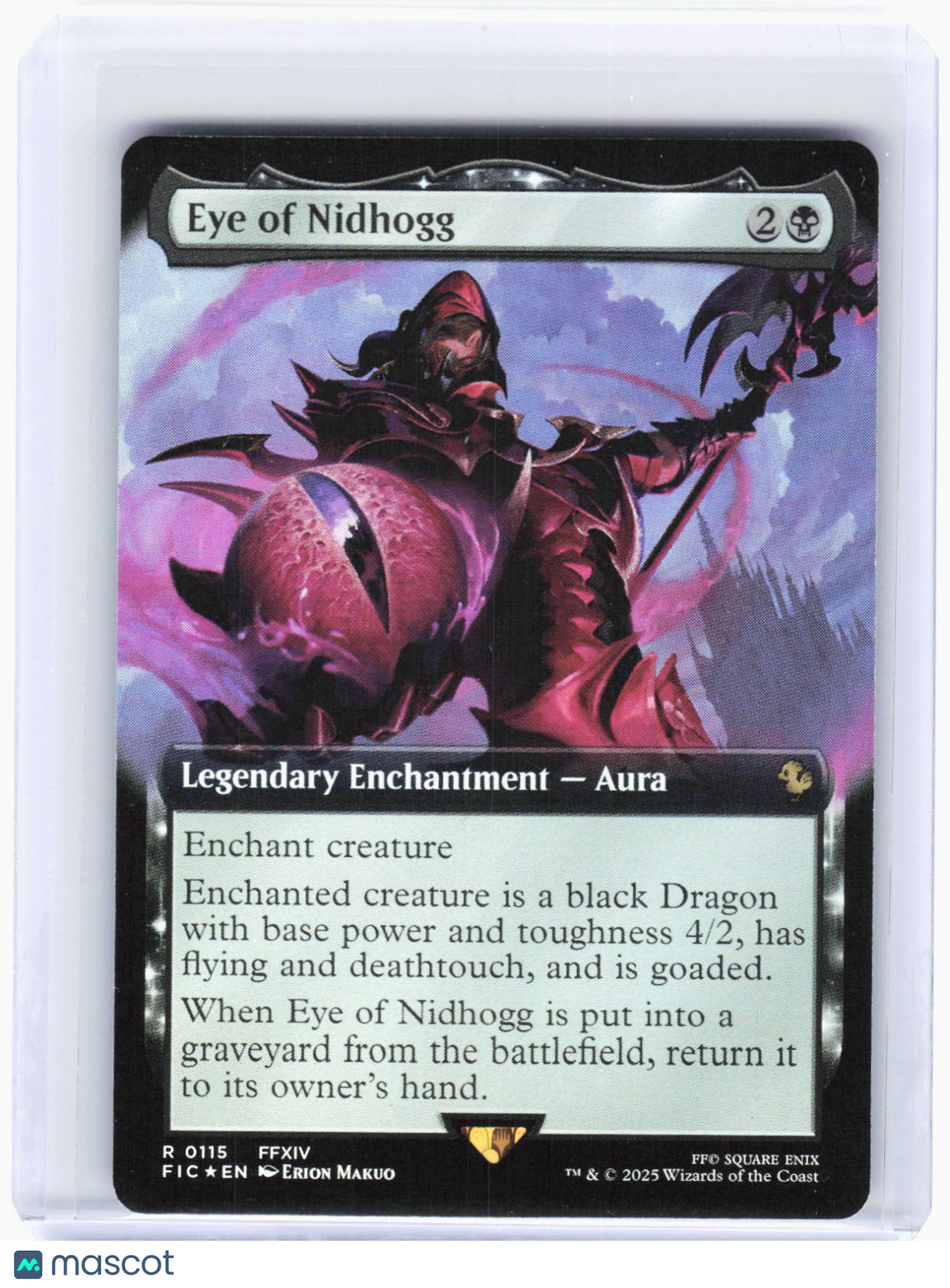 2025 Magic: The Gathering—Eye of Nidhogg (Extended Art) #115 (FIC)—Rare Foil