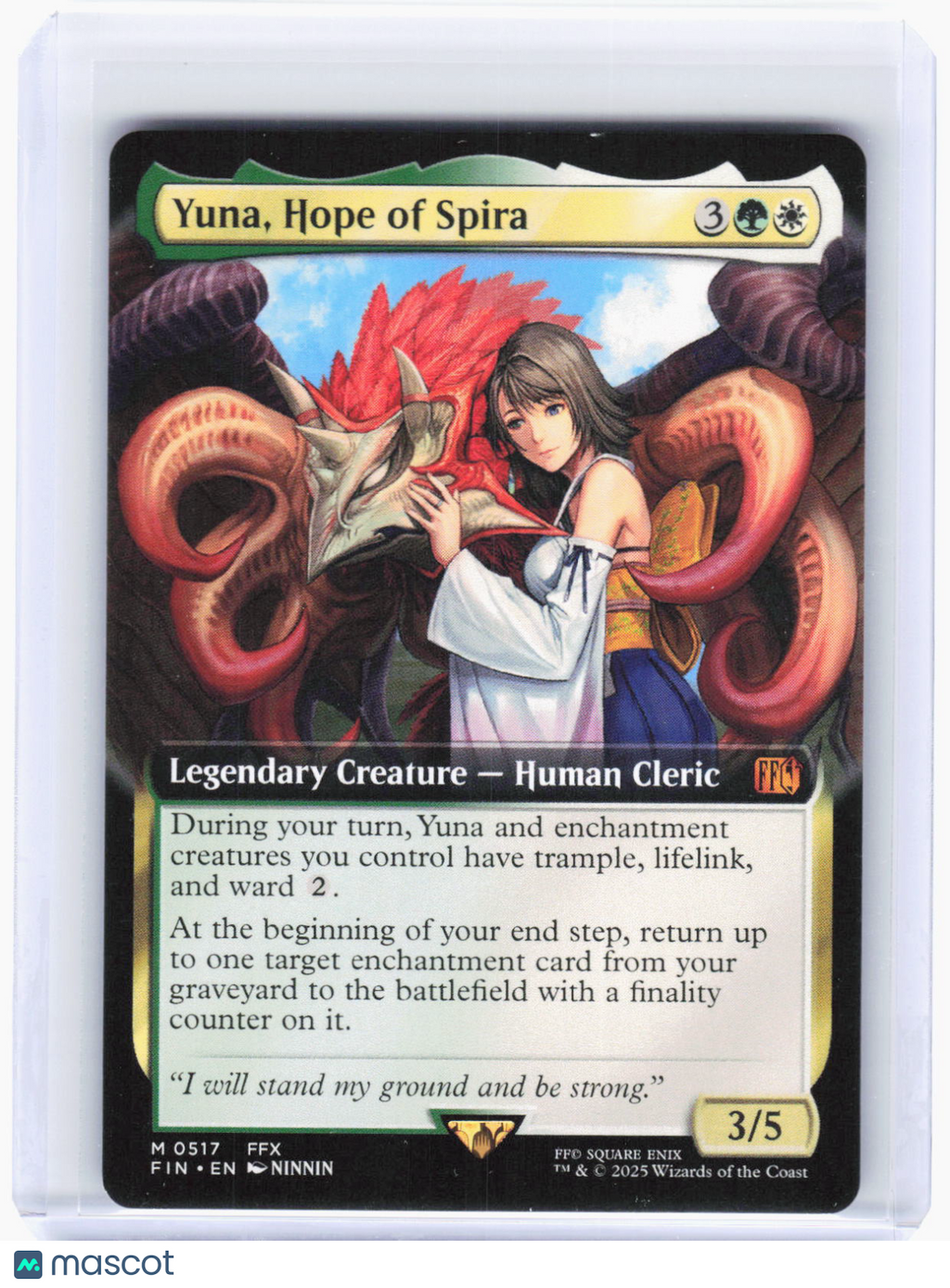 2025 Magic: The Gathering—Yuna, Hope of Spira  #517 (FIN)—Mythic Non-Foil
