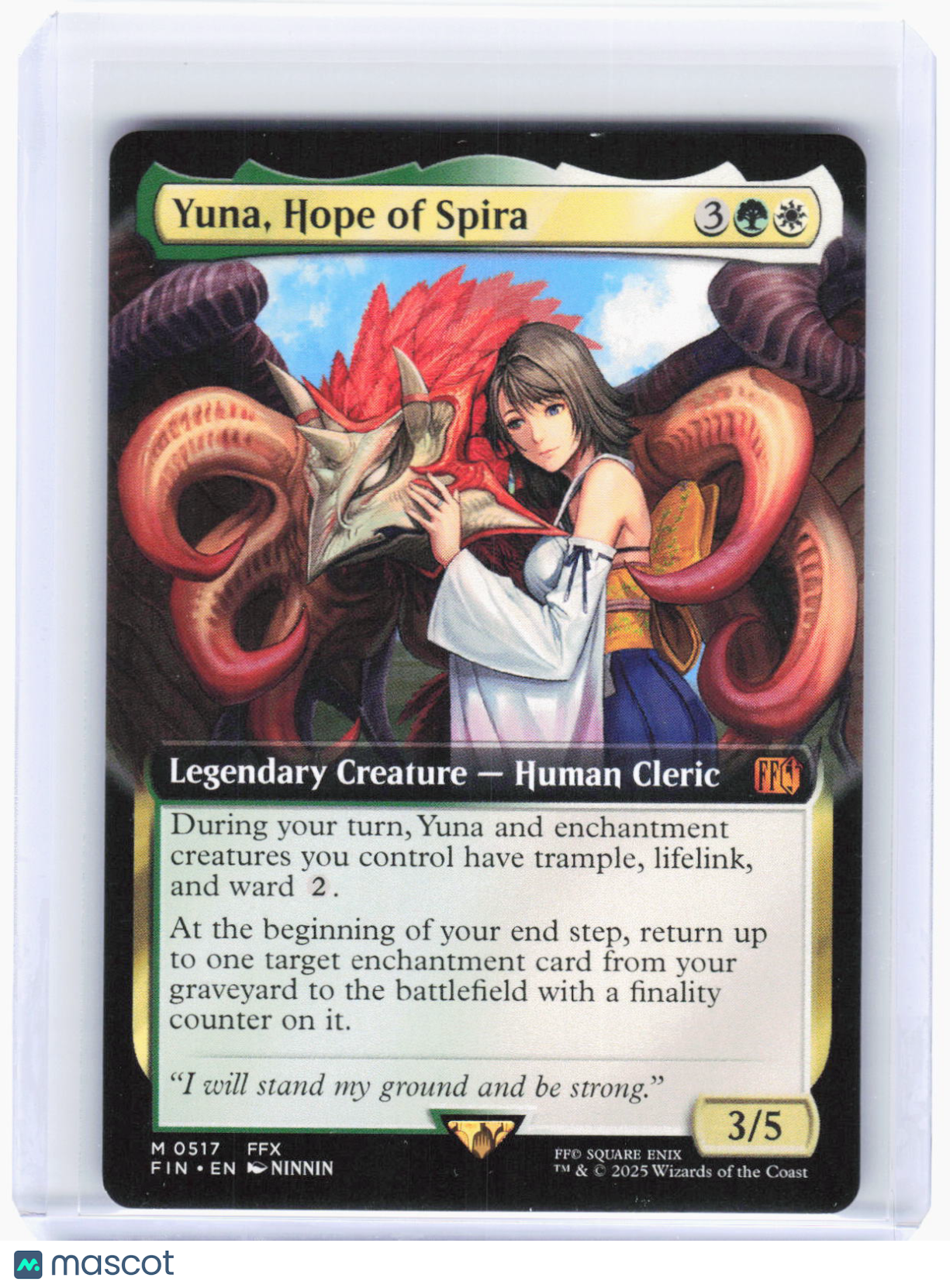 2025 Magic: The Gathering—Yuna, Hope of Spira  #517 (FIN)—Mythic Non-Foil