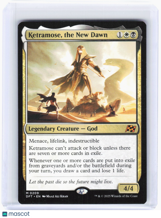 2025 Magic: The Gathering—Ketramose, the New Dawn #209 (DFT)—Mythic Non-Foil