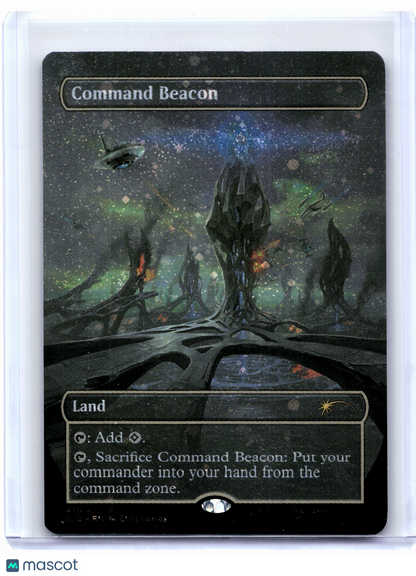 2022 Magic: TG—Command Beacon (Borderless) #470 Secret Lair Drop—Galaxy Foil