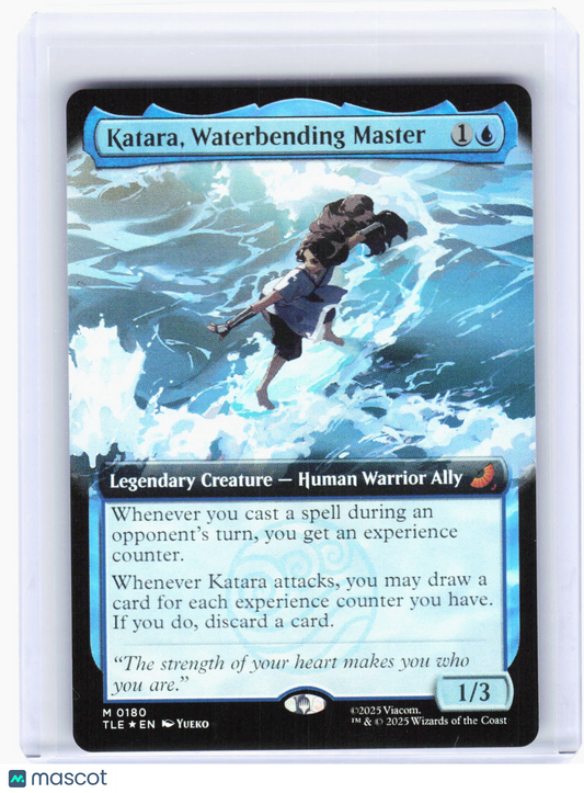 2025 Magic: The Gathering—Katara, Waterbending Master #180 (TLE)—Mythic Foil