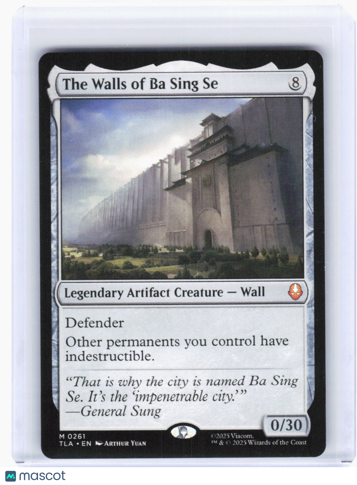 2025 Magic: The Gathering—The Walls of Ba Sing Se #261 (TLA)—Mythic Non-Foil