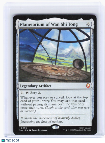 2025 Magic: The Gathering—Planetarium of Wan Shi Tong #259 (TLA)—Mythic Non-Foil