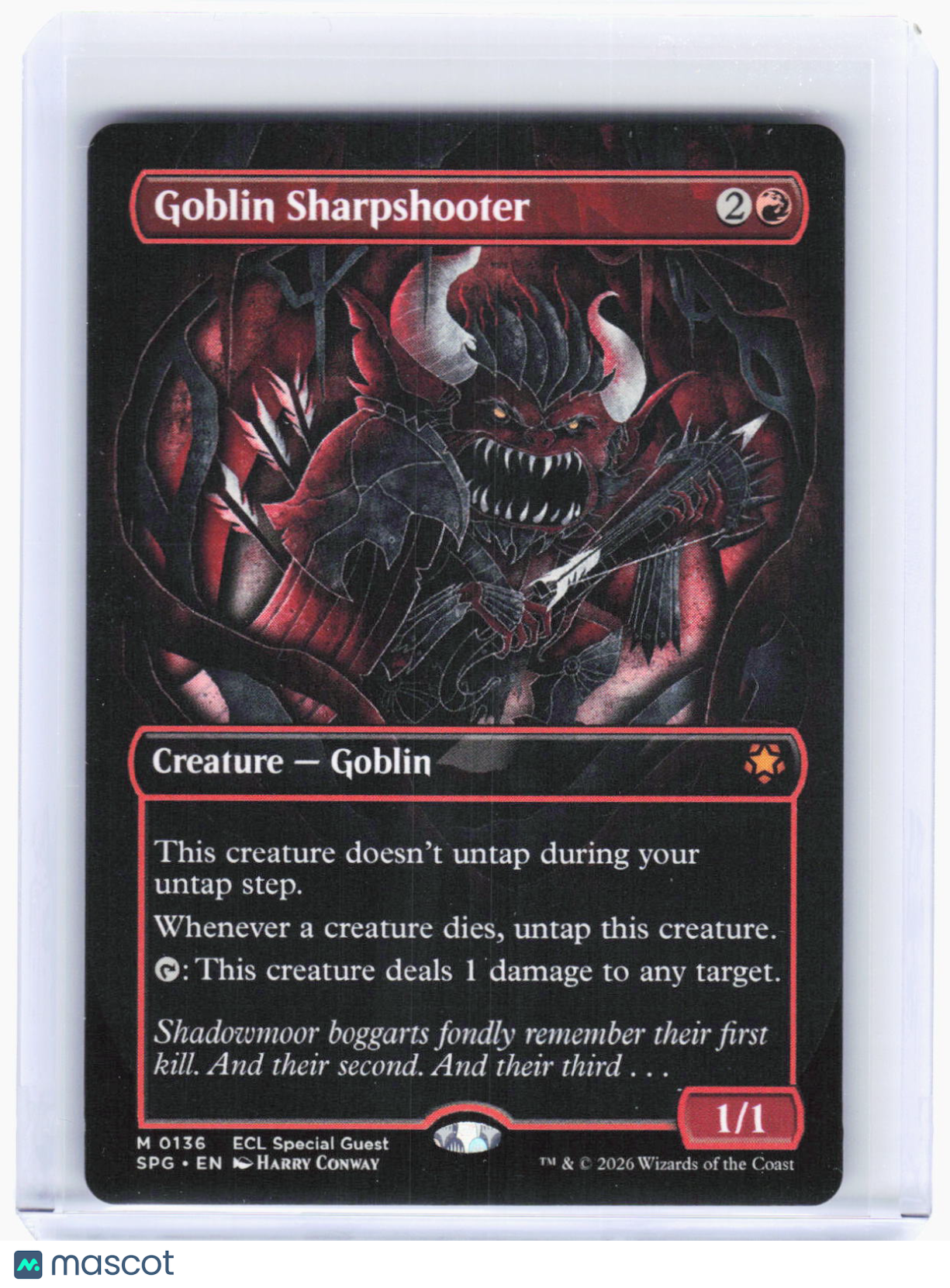 2024 Magic: The Gathering—Goblin Sharpshooter #136 (SPG)—Mythic Non-Foil