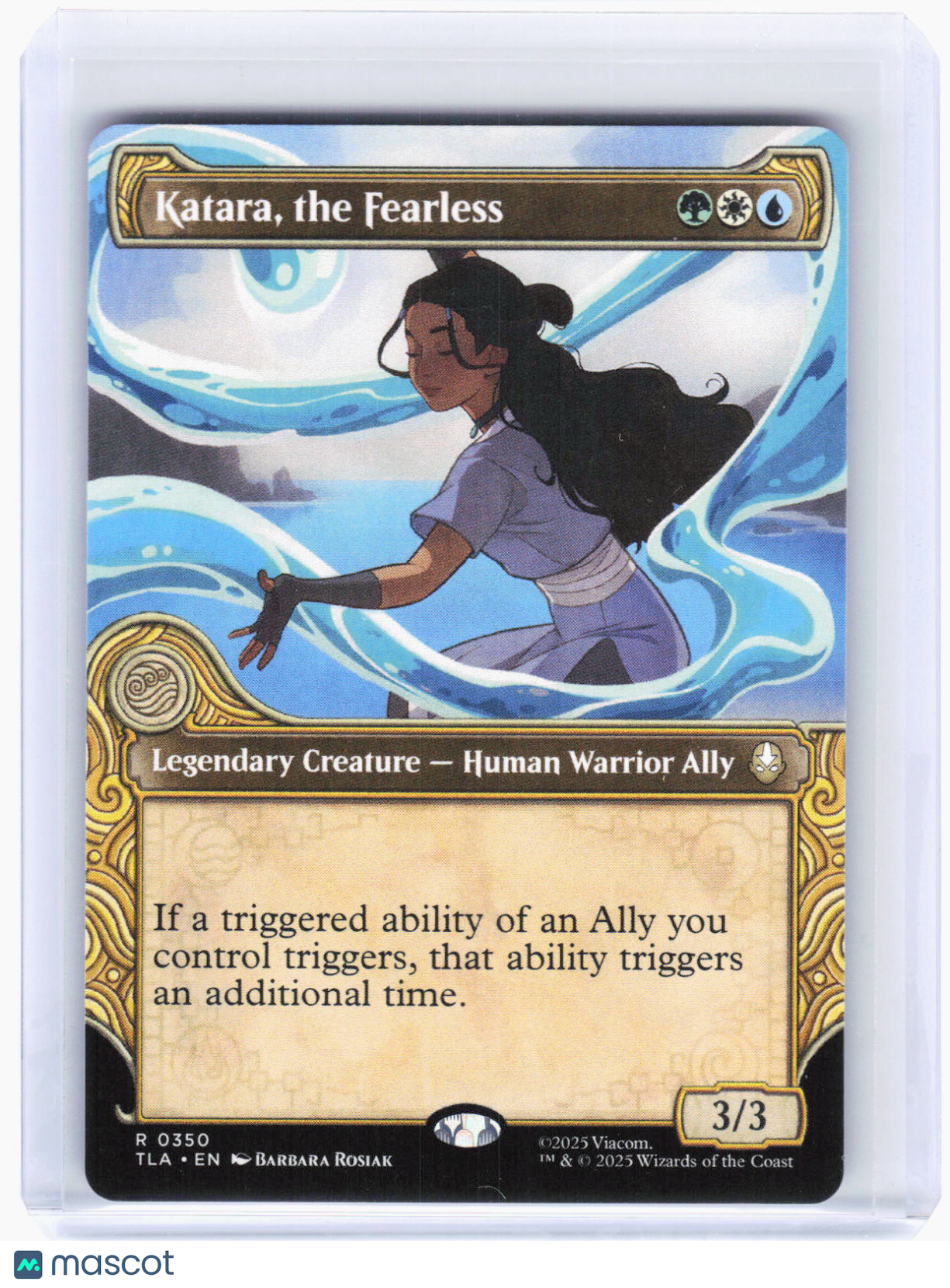 2025 Magic: The Gathering—Katara, the Fearless #350 (TLA)—Rare Non-Foil