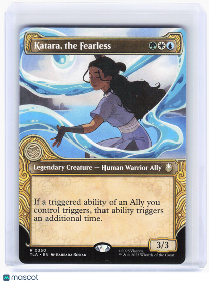 2025 Magic: The Gathering—Katara, the Fearless #350 (TLA)—Rare Non-Foil