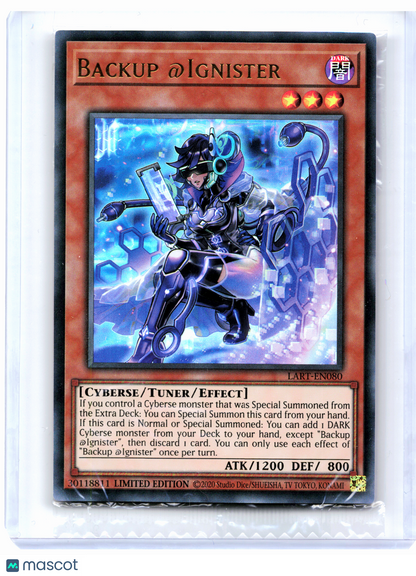 2025 Yu-Gi-Oh!—Backup @Ignister #LART-EN080—UR Foil (Limited Edition) [Sealed]