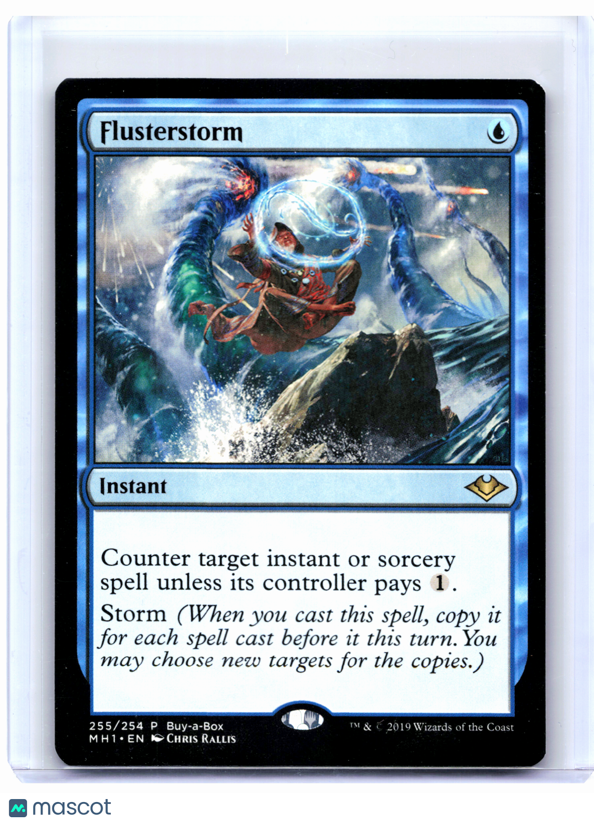 2019 Magic: The Gathering—Flusterstorm #255 Buy-A-Box Promos—Promo Nonfoil
