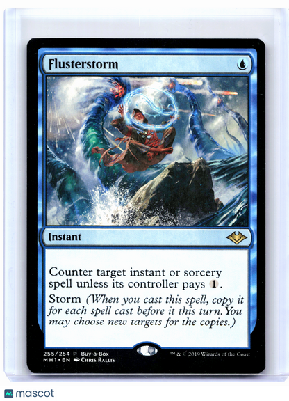 2019 Magic: The Gathering—Flusterstorm #255 Buy-A-Box Promos—Promo Nonfoil