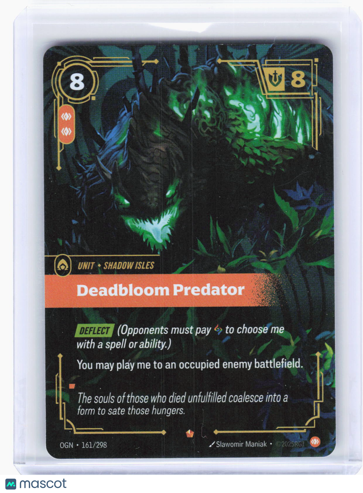 2023 Riftbound—Deadbloom Predator #161/298 Origins—Epic Foil