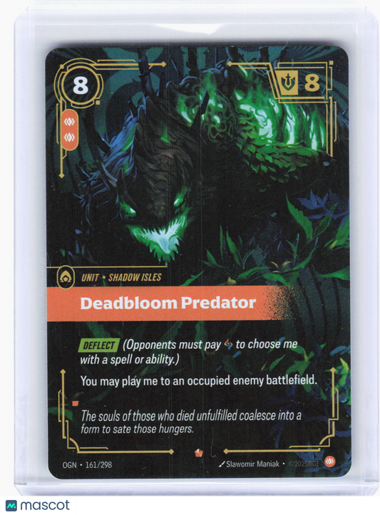 2023 Riftbound—Deadbloom Predator #161/298 Origins—Epic Foil