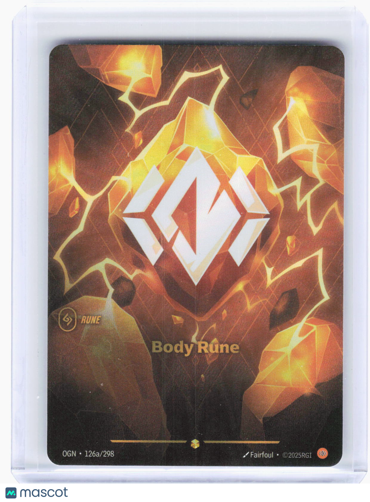 2023 Riftbound—Body Rune (Alternate Art) #126a/298 Origins—Showcase ...