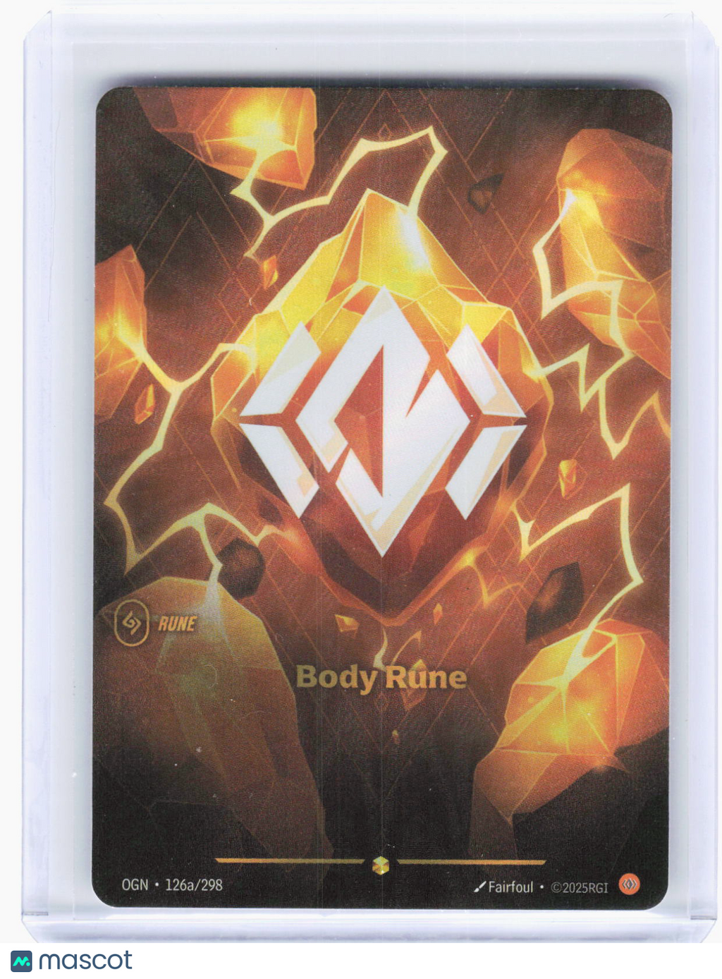 2023 Riftbound—Body Rune (Alternate Art) #126a/298 Origins—Showcase Foil
