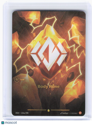 2023 Riftbound—Body Rune (Alternate Art) #126a/298 Origins—Showcase Foil